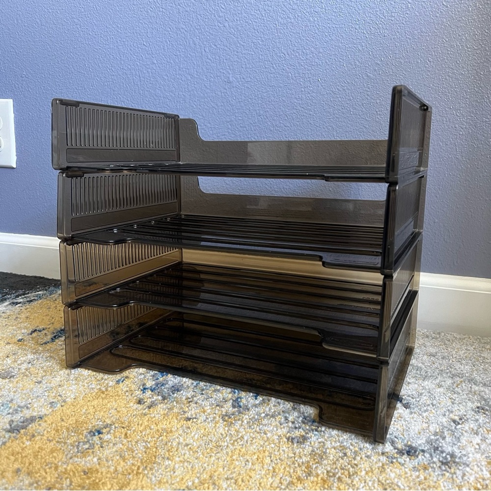 Rubbermaid 2551 Office Paper Stacking Letter Tray - Picture 13 of 13